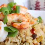 Healthy fried rice meal