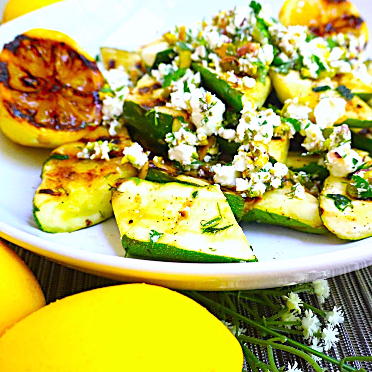 Zucchini with herbs