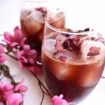 Cherry blossom drink