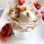 Delicious vanilla ice cream