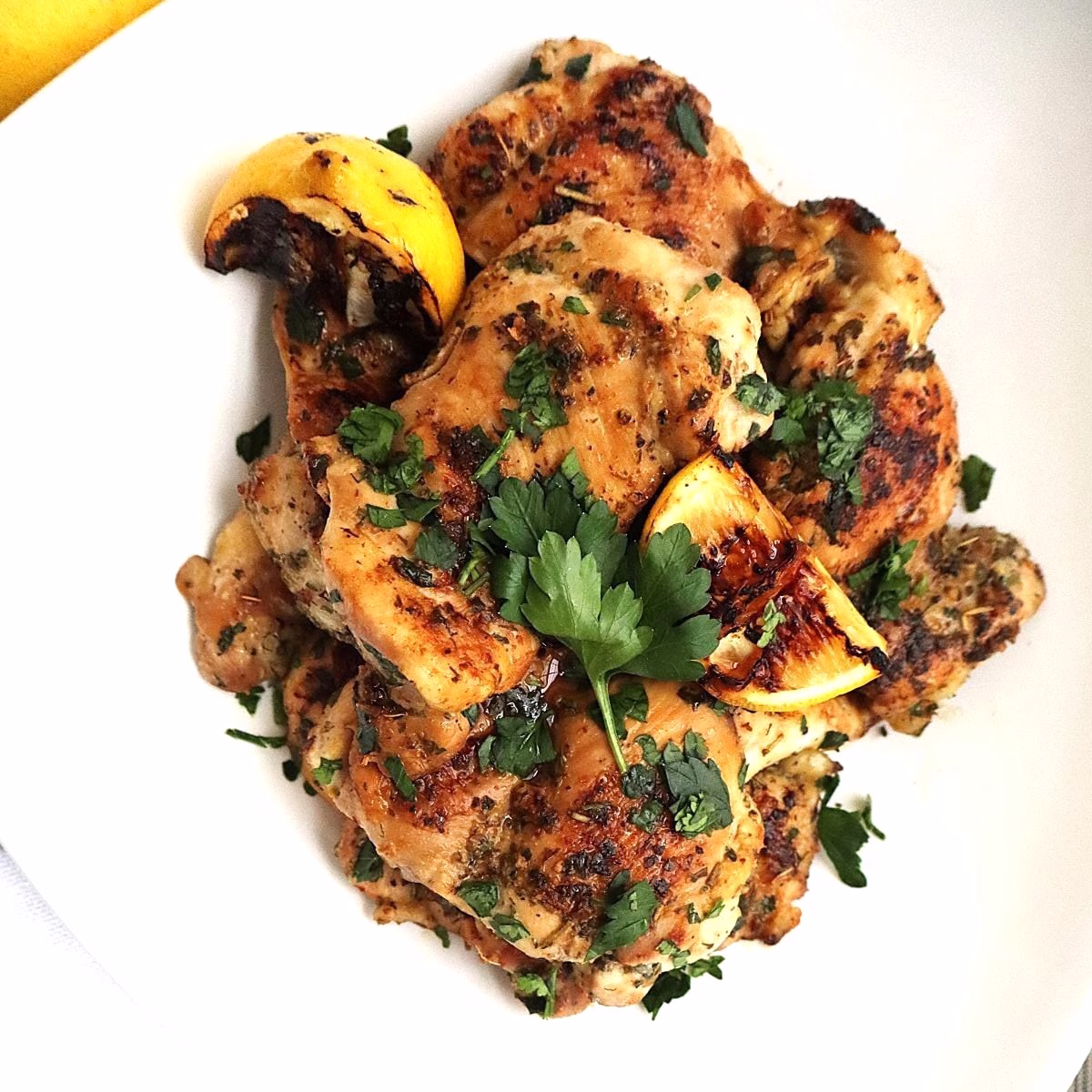 Mediterranean chicken thighs