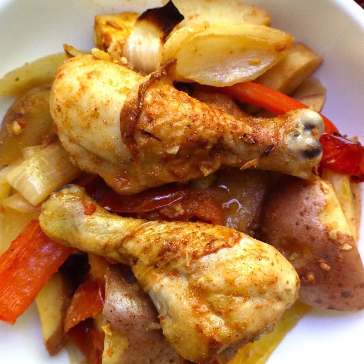 Chicken and vegetable bake