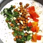 Savory yogurt bowl